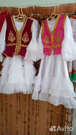 Казахские костюмы на девочек