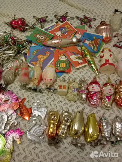 Елочные игрушки СССР