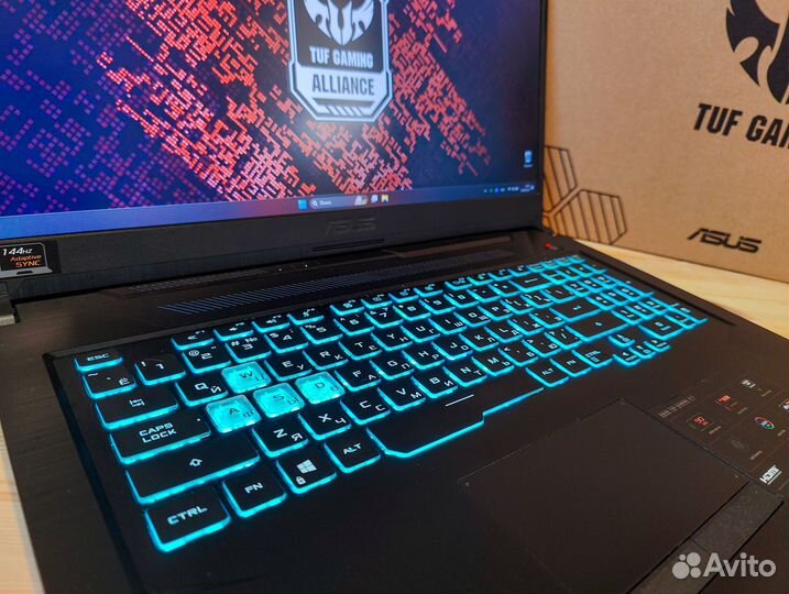 Игровой монстр asus TUF 144Ghz/ryzen7/1660ti