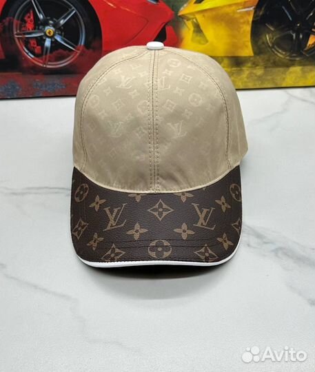 Бейсболка louis vuitton бежовый