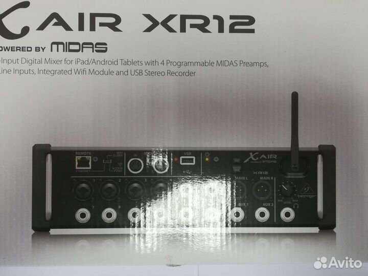 Behringer XR12 цифровой рэковый микшер