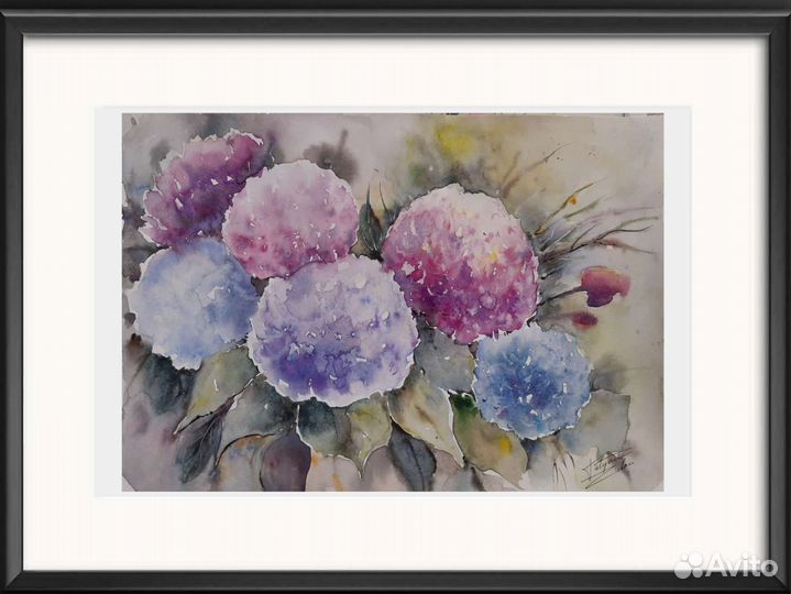 Картина акварелью 30х40, авторская работа