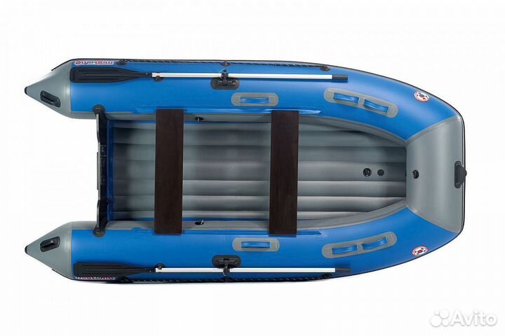 Японская Лодка mishimo lite 430 синяя