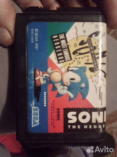 Видео-Игры:соник,япония,ориг-ал:1991г,и др.сборник