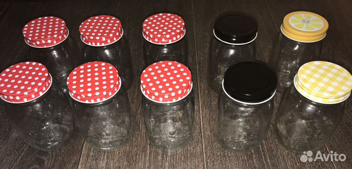 Банки стеклянные 10 шт