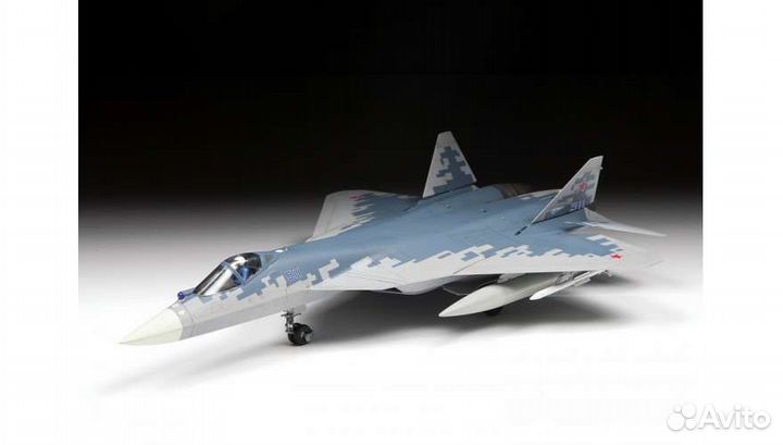 Сборная модель самолёта су-57 (масштаб 1:72)