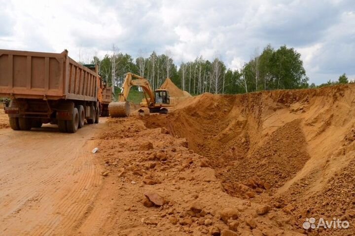 Грунт супесь, суглинок, для планировки