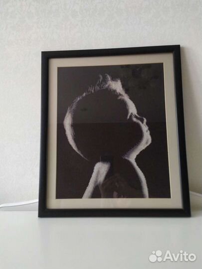 Картина вышитая крестом. Малыш