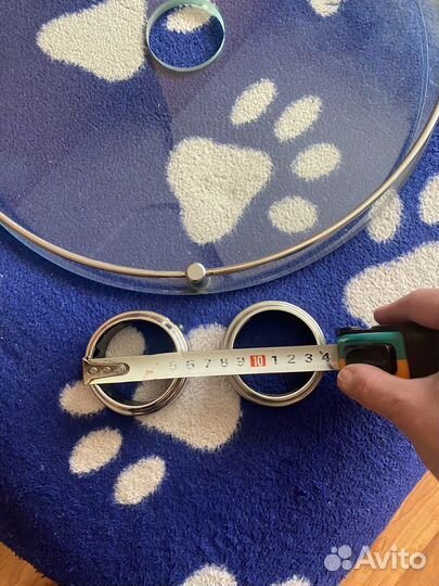 Полка стеклянная для барной стойки