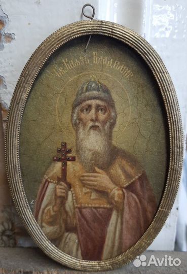 Старинные иконы. Св. Блг. Князь Владимир