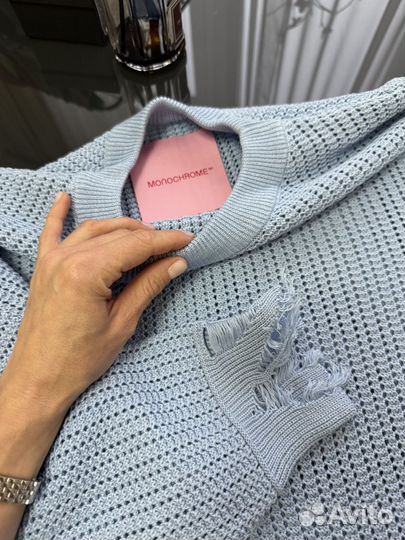 Свитер Monochrome Air blue