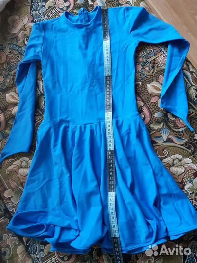 Платье для занятий бальными танцами 5-7лет 110-122