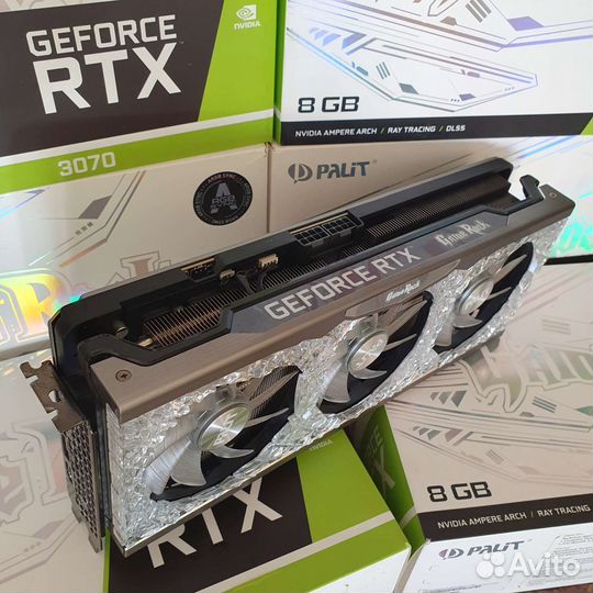 Видеокарта Palit RTX 3070 Game Rock