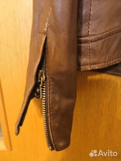 Куртка кожаная (Massimo Dutti) оригинал 42- 44