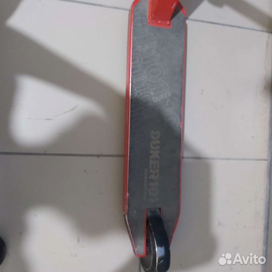 Трюков самокат tech team duker 101, 2020,красный