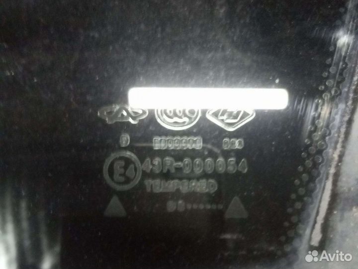 Стекло глухое задней левой двери Chery Fora A21