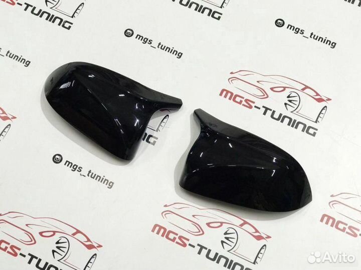 Крышки зеркал X6M F96 на X6 G06 Черные