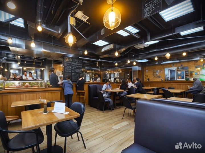 Кафе. Выручка в месяц 6млн. Готовый бизнес