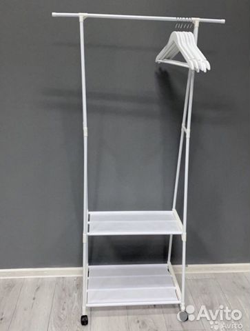 Вешалка напольная новая белая