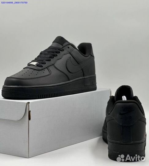 Кроссовки Nike Air Force Low Black (Арт.56182)