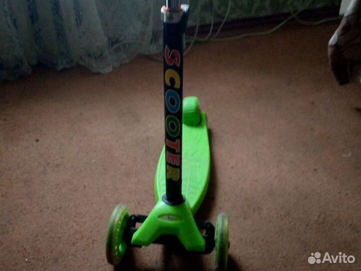 Самокат детский трехколесный бу