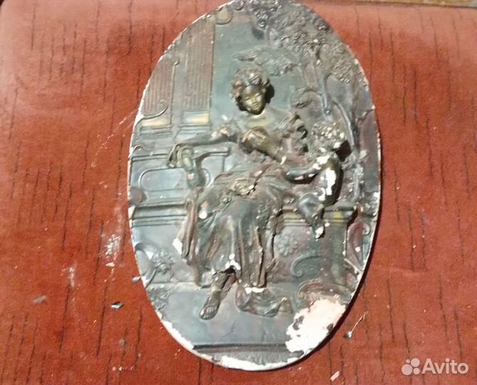 Панно лепнинина на стену винтажная времен СССР