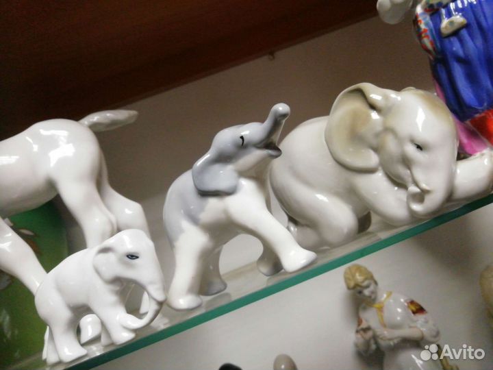 Статуэтки, Л. Ф. З, слоники, за 3шт