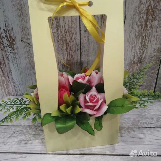 Букет из мыла на день учителя