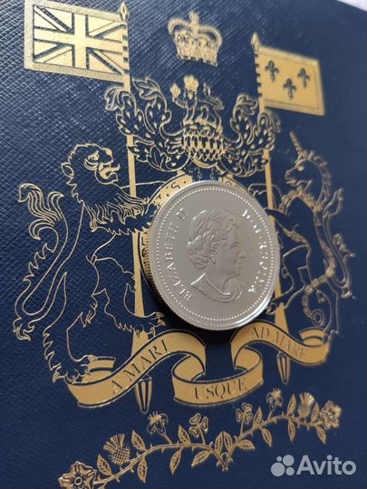 Канада 1 доллар 2005 года. Серебро