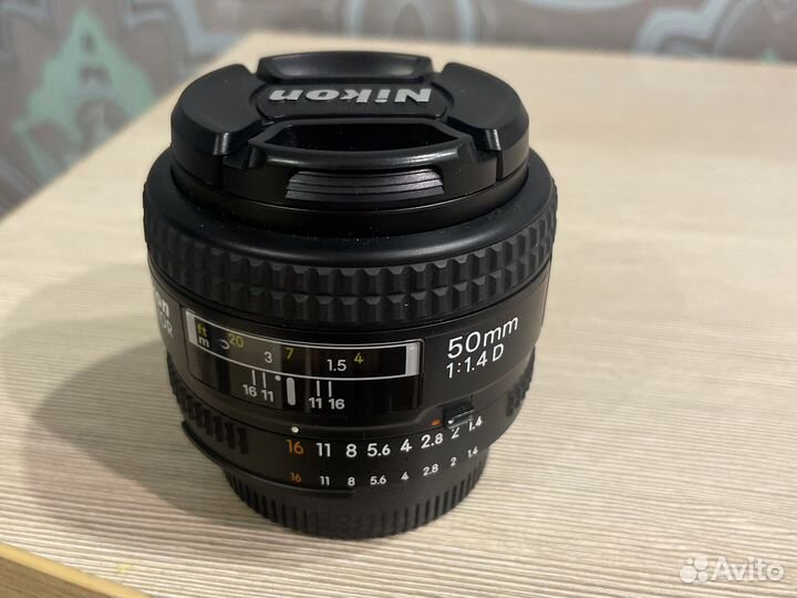 Объектив nikon 50mm f/1.4d af nikkor