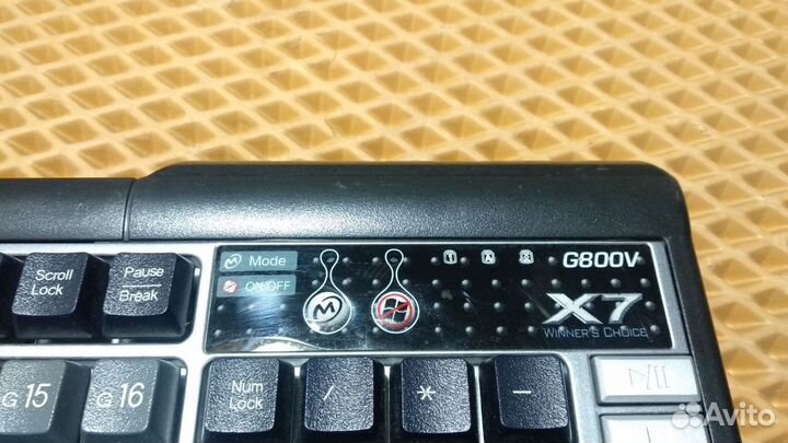 Игровая клавиатура A4Tech X7-G800V Black USB