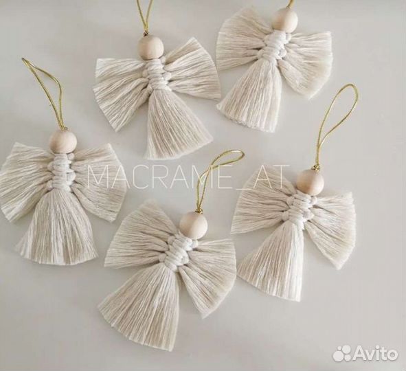 Ангелочки макраме