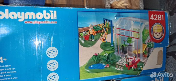 Playmobil дом со светом и зимним садом