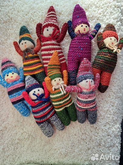 Вязаные игрушки куклы
