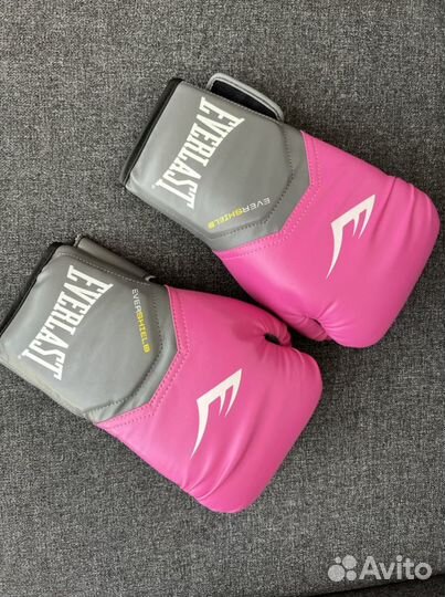 Перчатки everlast розовые новые