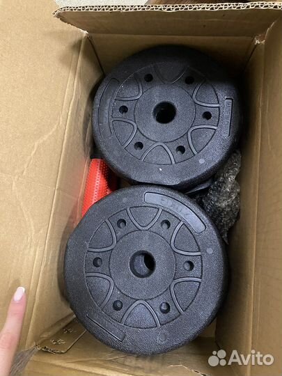 Разборные гантели 15 кг гриф