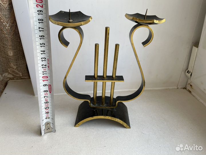 Посвечник лира ретро