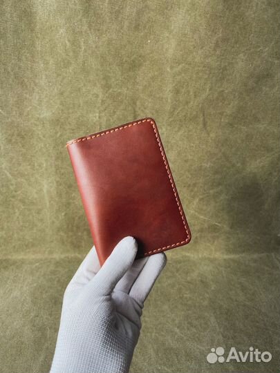 Обложка на паспорт. Натуральная кожа
