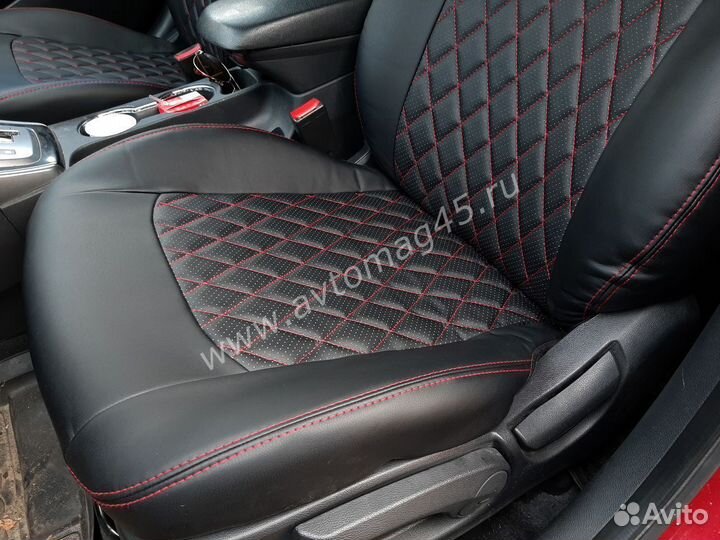 Авточехлы Hyundai Elantra MD 2010-2015г экокожа