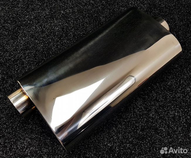 Универсальный глушитель 76мм резонатор