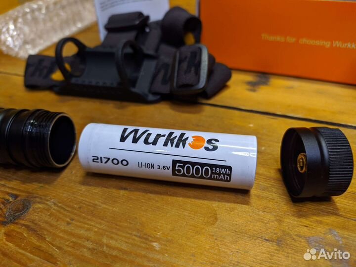 Wurkkos HD20 + акб, зеленый