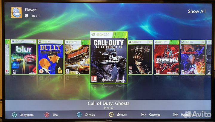 Xbox 360 Slim прошитый freeboot RGH3 250gb