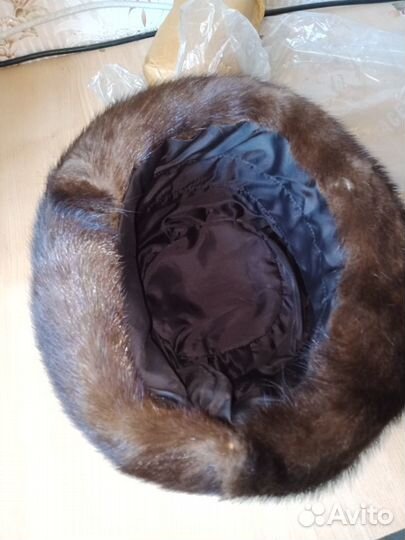 Шапка норковая женская