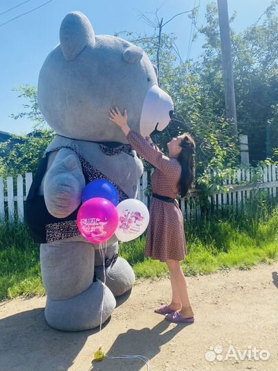 Надувной костюм/аэрокостюм/костюм медведь