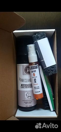 Набор для чистки и ухода за обувью 4в1