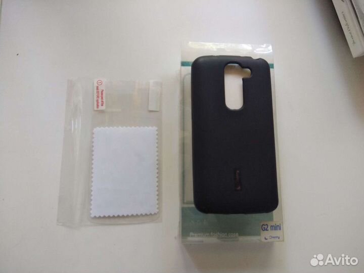 Чехол + защитная плёнка на LG g2 mini