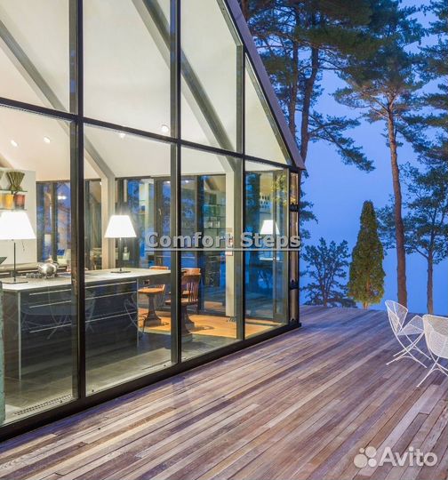 Панорамное остекление террас и веранд