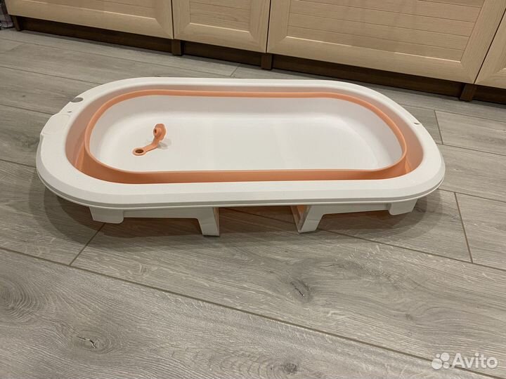 Ванночка для купания складная с матрасиком