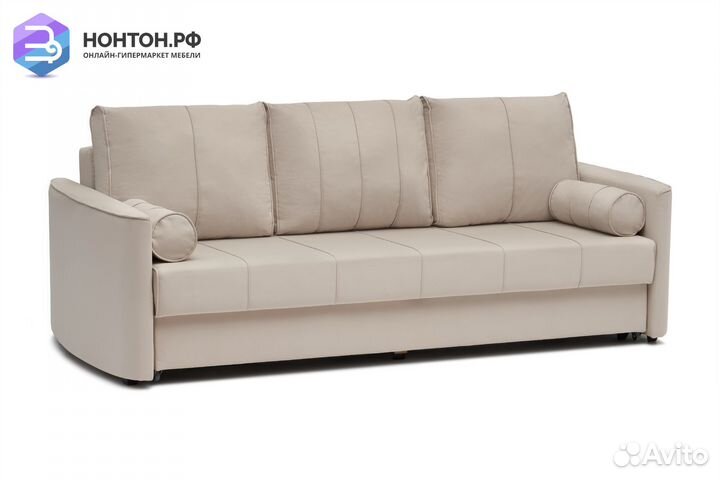 Диван еврокнижка Колибри 3-х местный бежевый