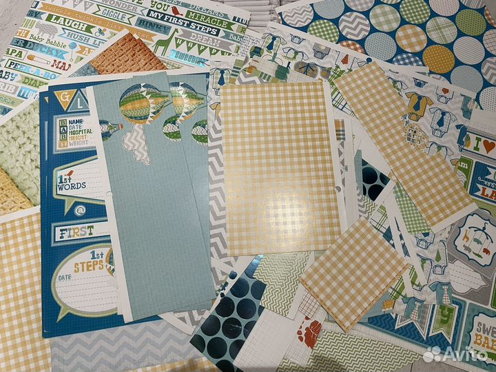 Набор американской бумаги карточки скрапбукинг